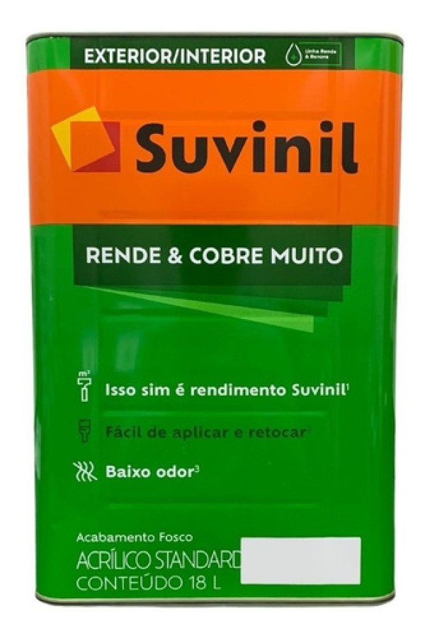 Encontraproduto.com.br - Tinta Acrílica Rende & Cobre Muito Uva Verde 18,00L