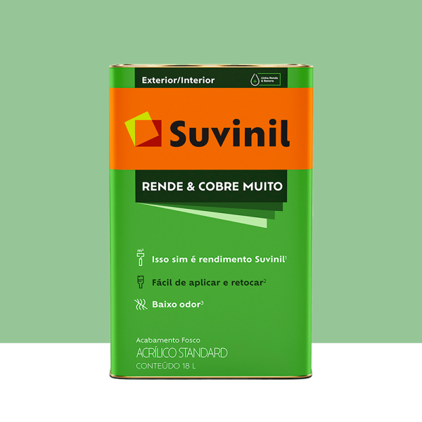 Encontraproduto.com.br - Tinta Acrílica Rende & Cobre Muito Uva Verde 18,00L