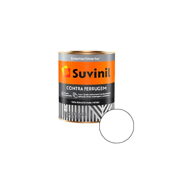 Encontraproduto.com.br - Esmalte Brilhante Contra Ferrugem 0.9L Branco - Suvinil - 50578915 - Unitário