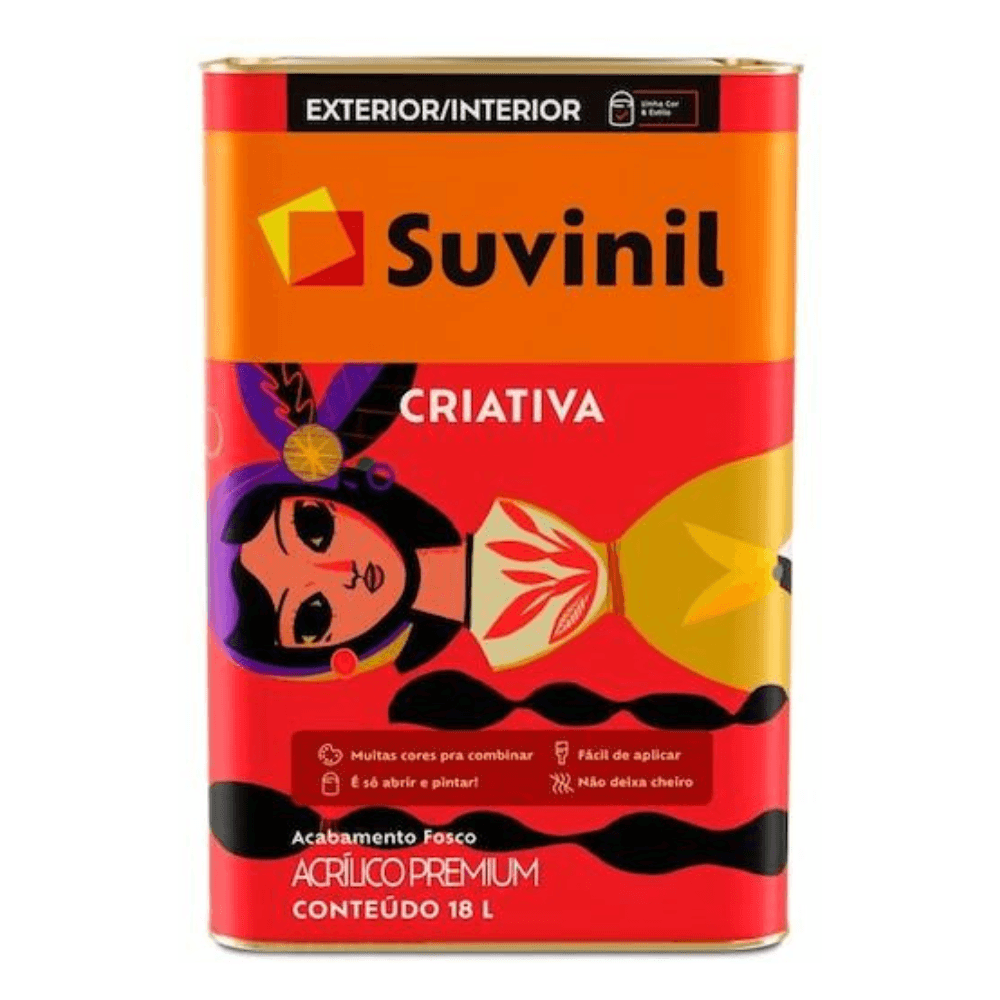 Tinta Acrílica Criativa Premium Fosco 18L -  Suvinil