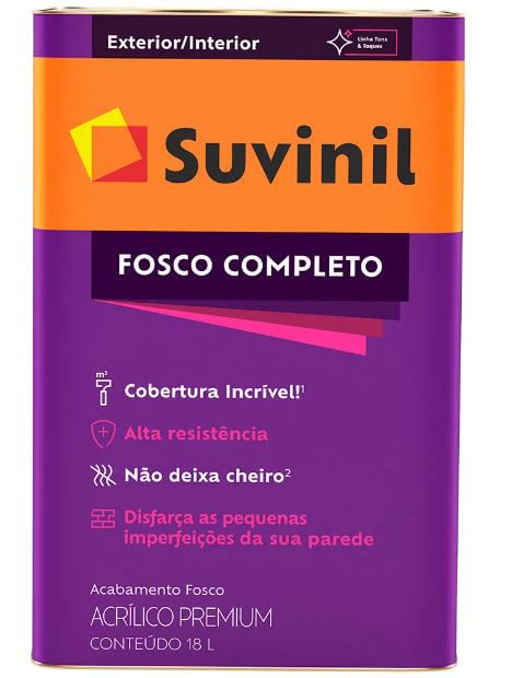 Tinta Acrílica Fosco Completo Andiroba 18,00L
