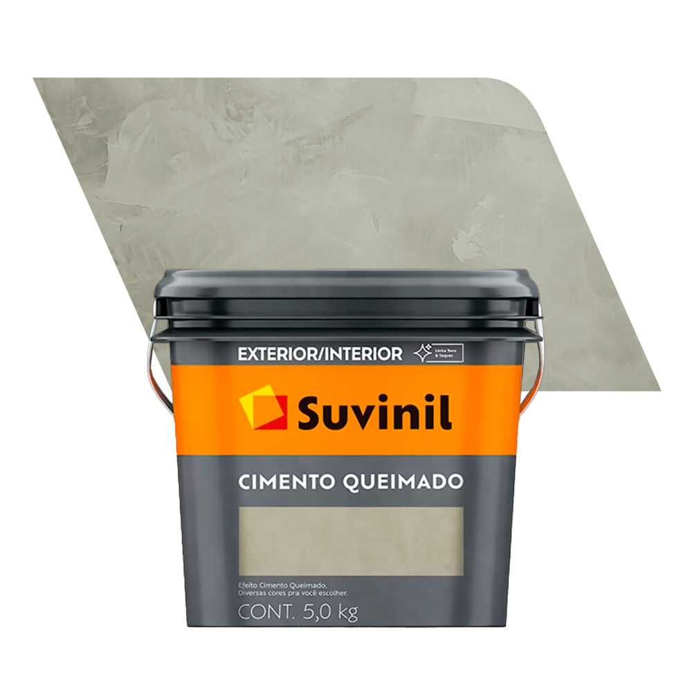 Encontraproduto.com.br - Cimento Queimado Avenida Expressa 5Kg - Suvinil - 50659987 - Unitário