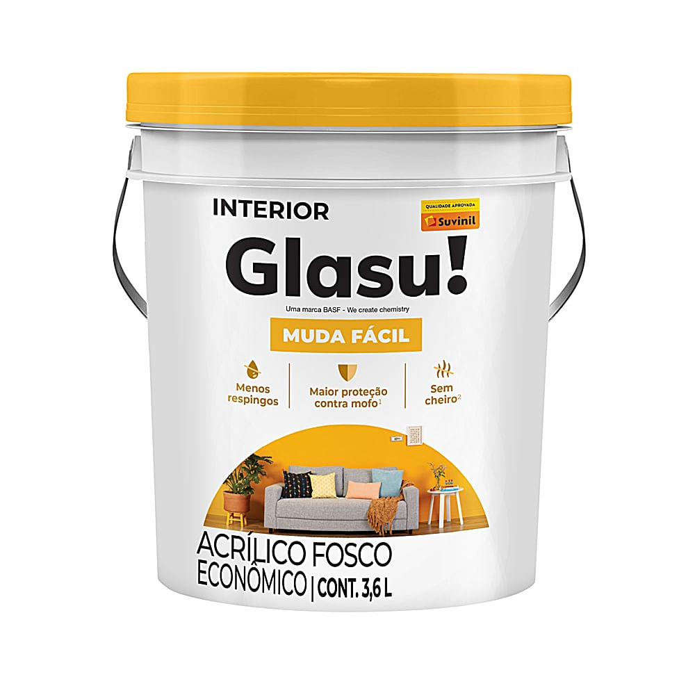 Tinta Acrílica Suvinil Fosca Trevo Da Sorte 3,6L