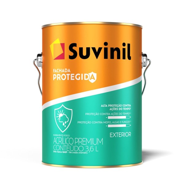 Encontraproduto.com.br - Tinta AcrÍlica Fachada Protegida Branco Gelo 3,6L Suvinil
