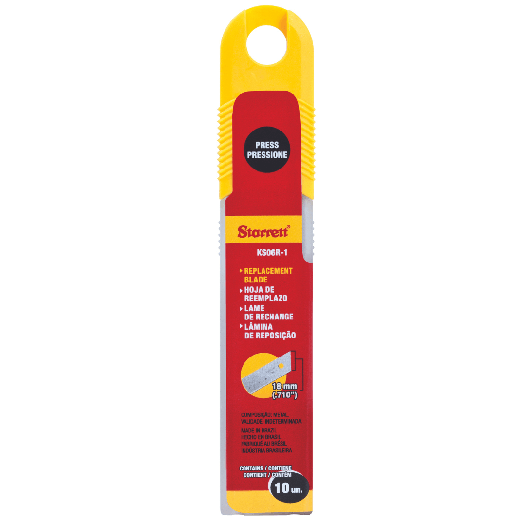 Lâmina para Estilete S05/S07 com 10 peças (KS06R) - Starrett