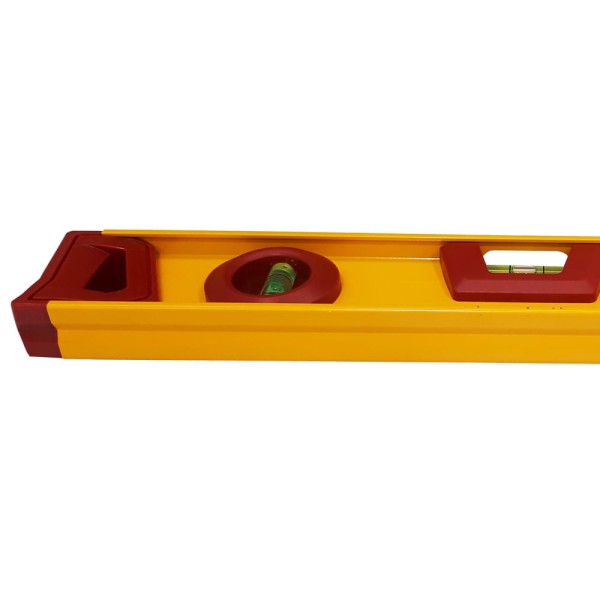 Encontraproduto.com.br - Nível I-beam Alumínio 350mm Amarelo e Vermelho Starrett
