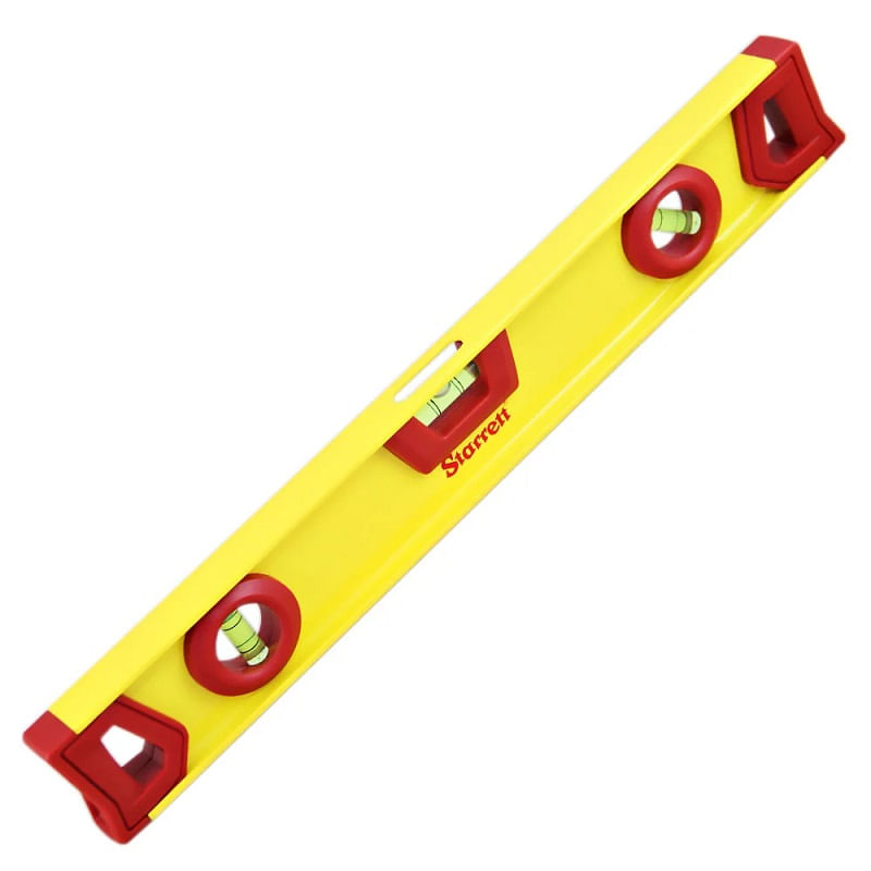 Encontraproduto.com.br - Nivel Starrett de Aluminio com 3 Ampolas 16