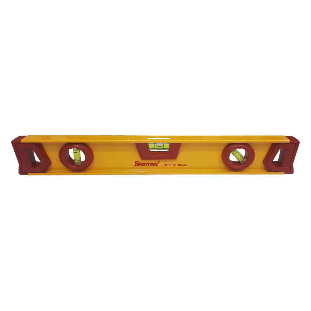 Encontraproduto.com.br - Nivel Starrett de Aluminio com 3 Ampolas 16
