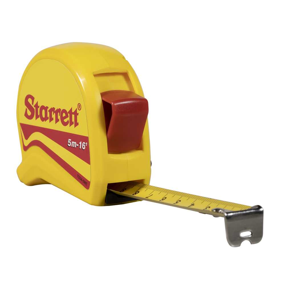Encontraproduto.com.br - Kit 3 Trenas de 5 Metros Starrett mm/mm