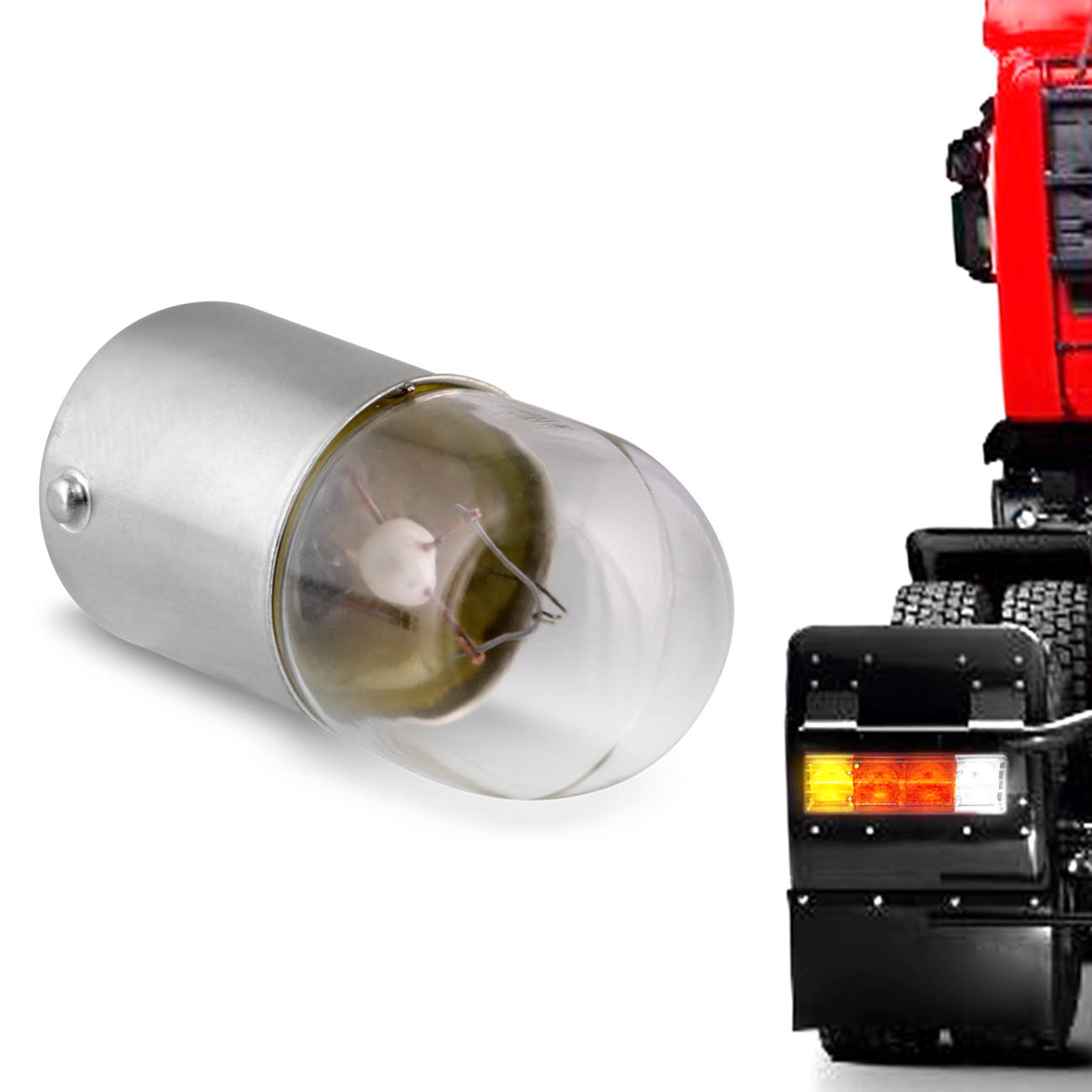 Encontraproduto.com.br - Lâmpada Osram Halógena R5 BA15s Standard Original Line 3200K 24V 5W Lanterna Traseira Caminhão