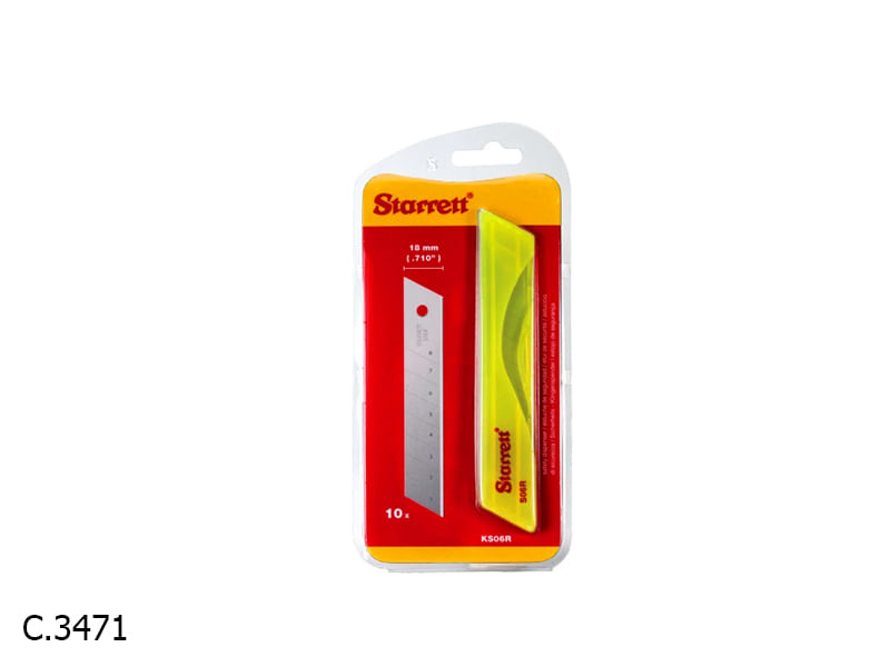 Encontraproduto.com.br - Lâmina Estilete 18mm - Starrett