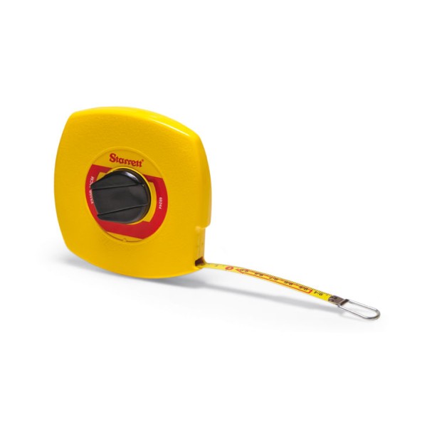 Encontraproduto.com.br - Trena Longa com Fita de Aco Starrett Corpo em ABS 15M 510
