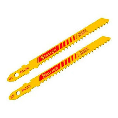 Lâmina de Serra Tico-Tico Bi-Metal 75x7,5mm 8 Dentes 2pcs Starrett