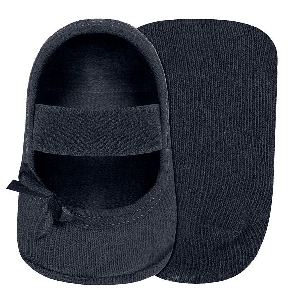 Encontraproduto.com.br - Meia Sapatilha para bebê Preta - Puket