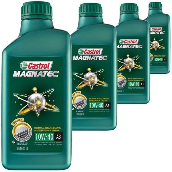 Encontraproduto.com.br - 5 Óleo Semissintético 10W40 Magnatec A3 ACEA Castrol Mitsubishi Nissan Renault Toyota