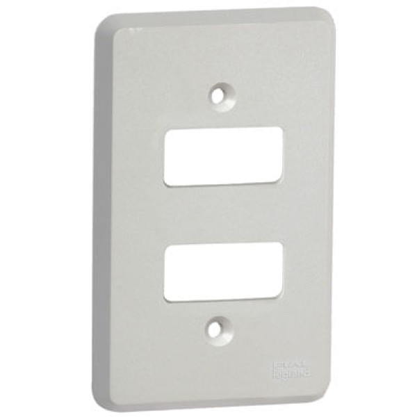 Placa 2x4 Para 2 Modulos Separados Silentoque 8506 - Pial