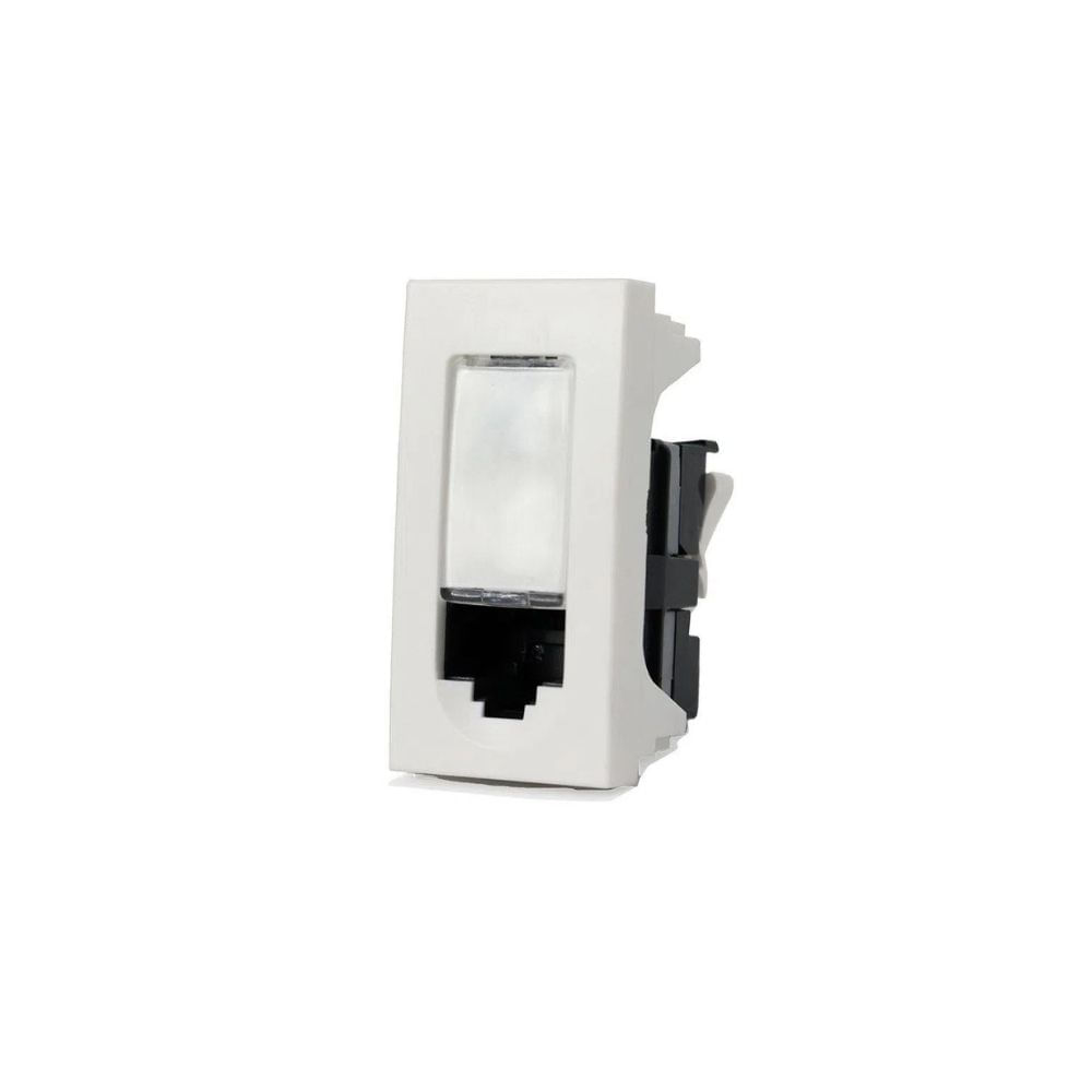 Encontraproduto.com.br - Módulo Plus Tomada Rj45 Cat Branco Legrand