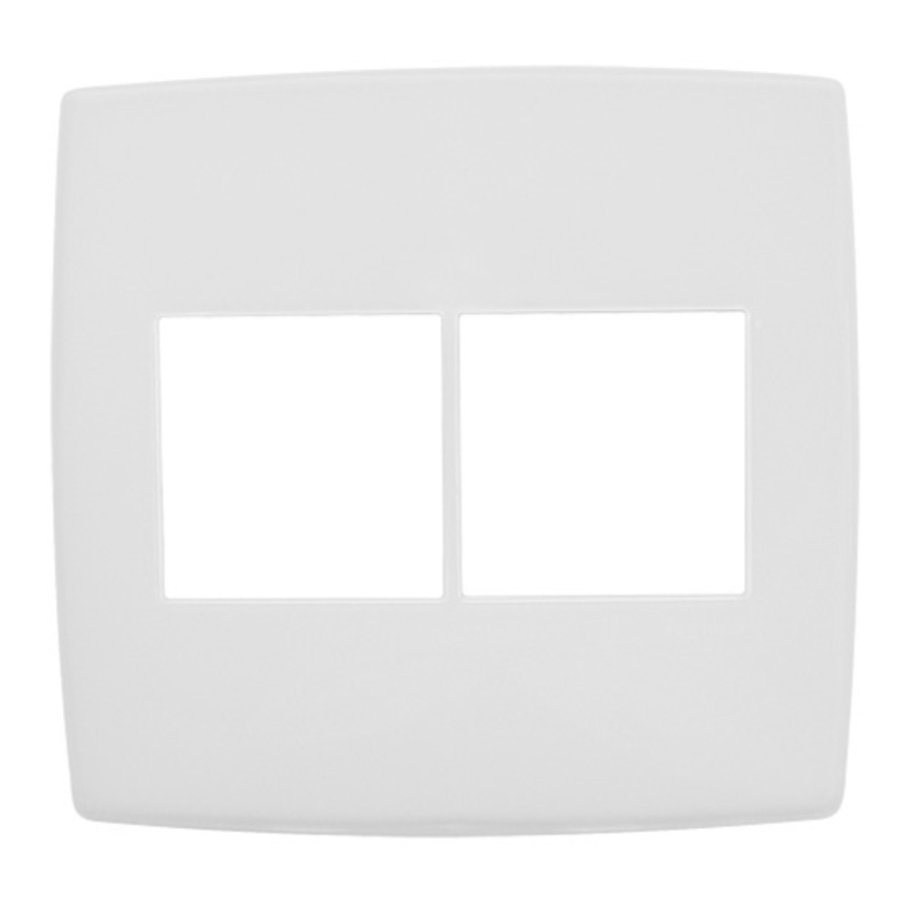 Placa Plus 2+2p 4x4 Branco Legrand
