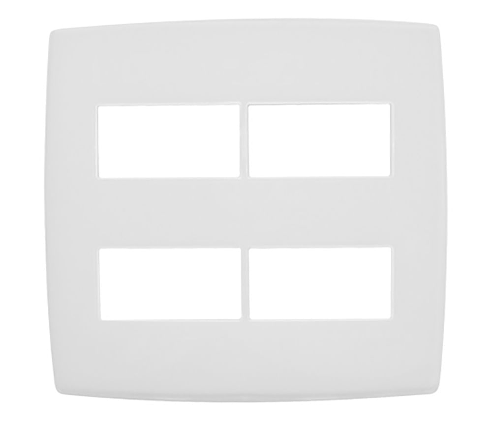 Placa Plus 2+2p Separados 4x4 Branco Legrand