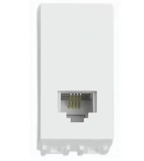 Encontraproduto.com.br - Módulo Tomada Telefone Rj11 4 Fios Thesi Bticino