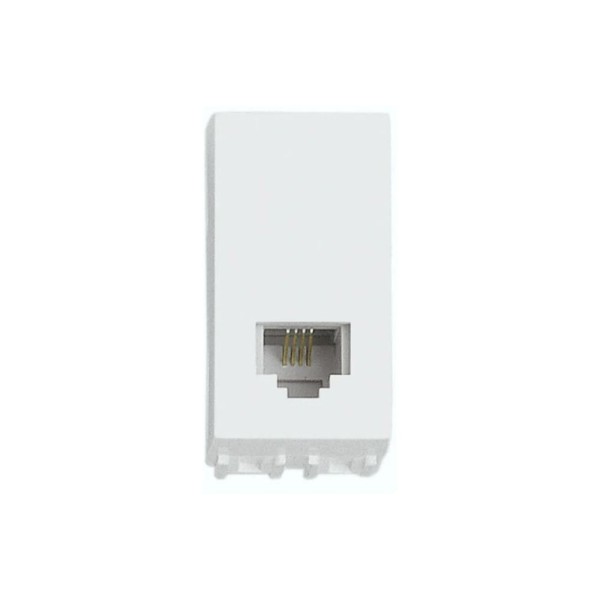 Encontraproduto.com.br - Módulo Tomada Telefone Rj11 4 Fios Thesi Bticino