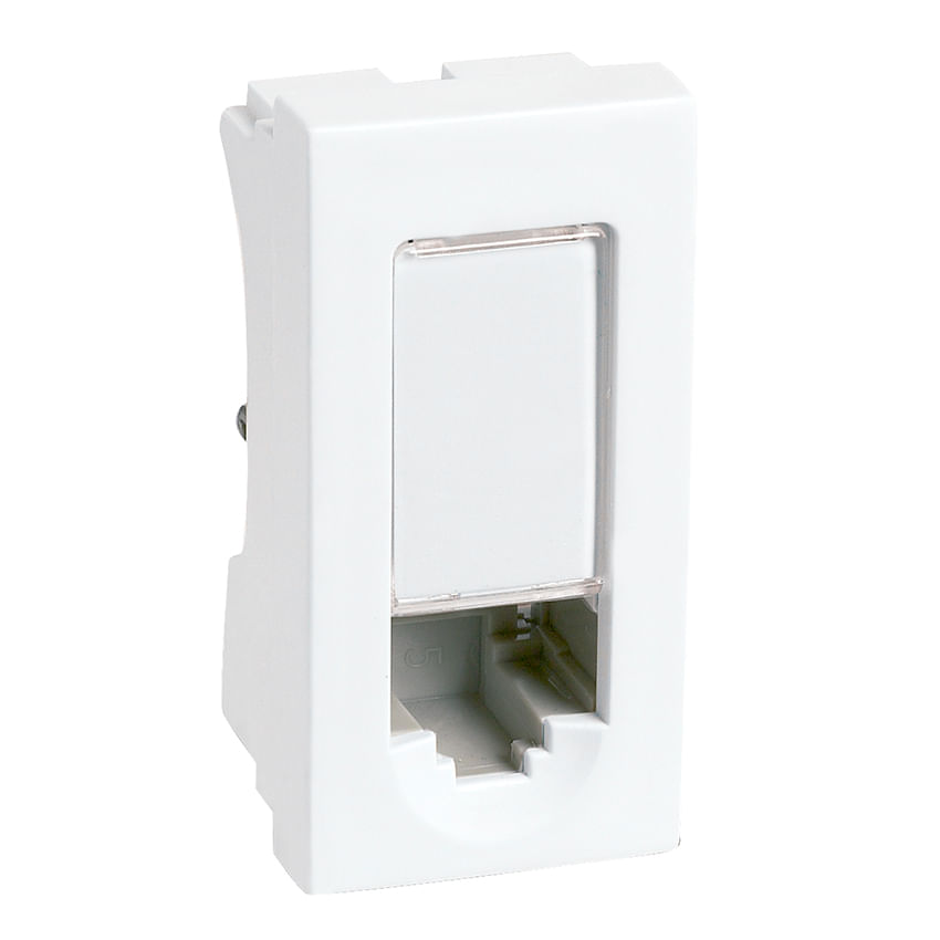 Encontraproduto.com.br - Módulo Tomada Informática Rj45 Cat6 Branco Lcs² Para Plus Pial