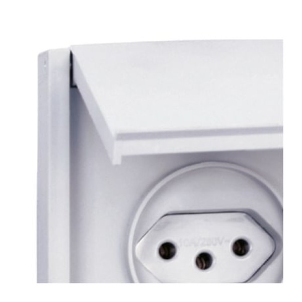 Encontraproduto.com.br - Tomada 2p + T 10a Linha Aquatic - 064218 - Pial Legrand