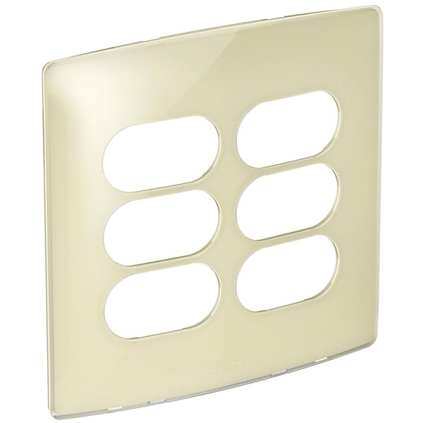 Encontraproduto.com.br - Placa 4x4 3 postos 3 postos separados quinoa gloss Nereya Pial