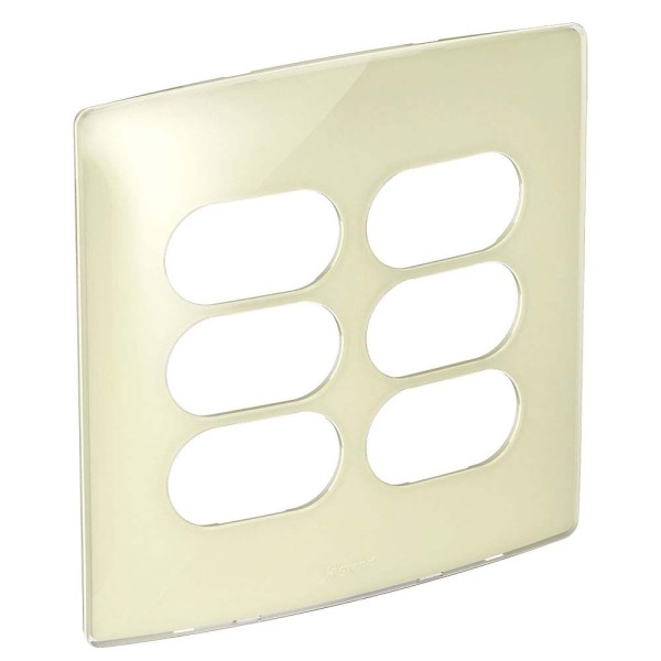 Encontraproduto.com.br - Placa 4x4 3 postos 3 postos separados quinoa gloss Nereya Pial
