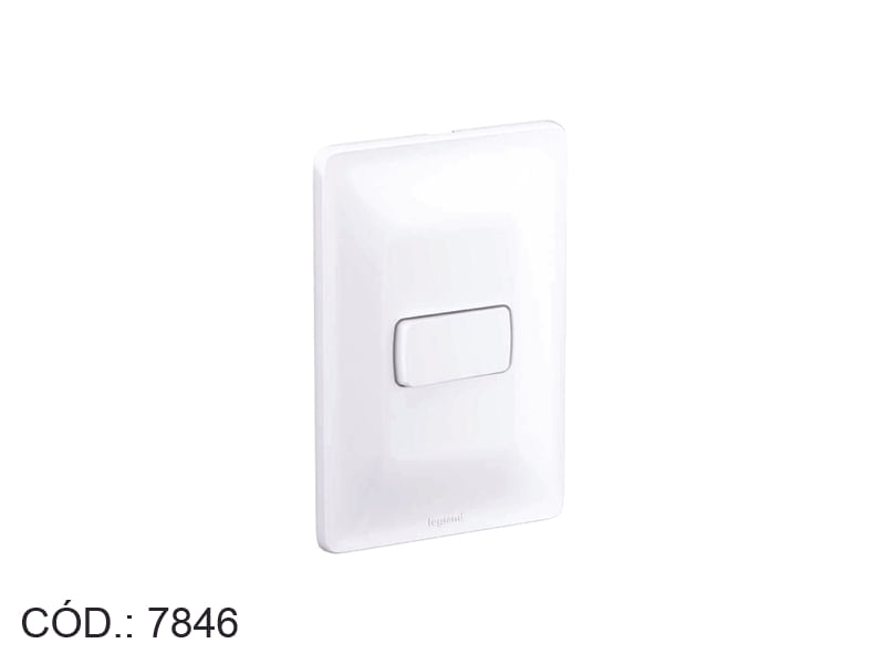 Encontraproduto.com.br - Conjunto Interruptor Simples 10a Branco Zeffia - 680100 - Pial