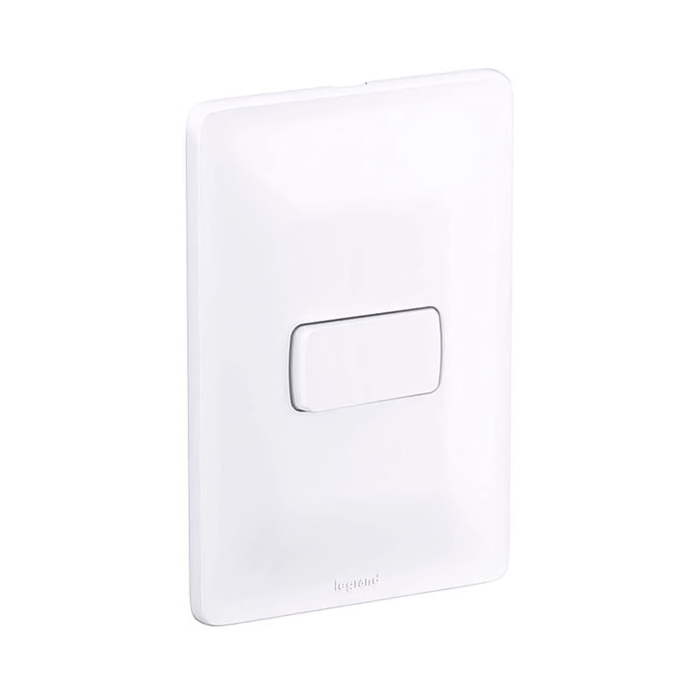 Encontraproduto.com.br - Conjunto Interruptor Simples 10a Branco Zeffia - 680100 - Pial