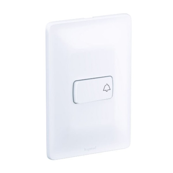 Encontraproduto.com.br - Conjunto Pulsador Campanhia 2a Branco Zeffia