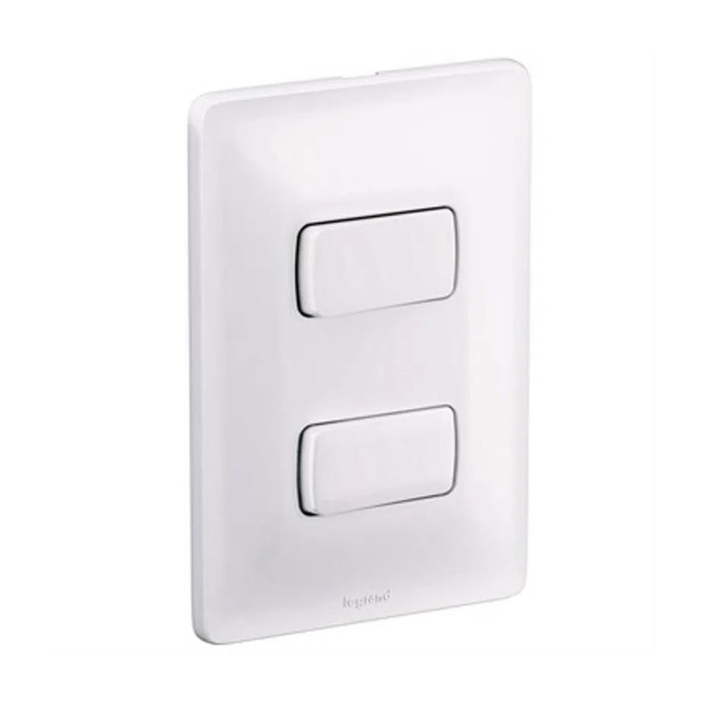 Interruptor 4x2 Tecla Simples E Paralelo 10a Branco - Zeffia 680103