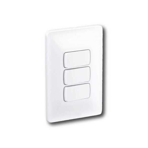 Interruptor 4x2 3 Teclas Paralelo 10a Zeffia Branco - 680107 Pial