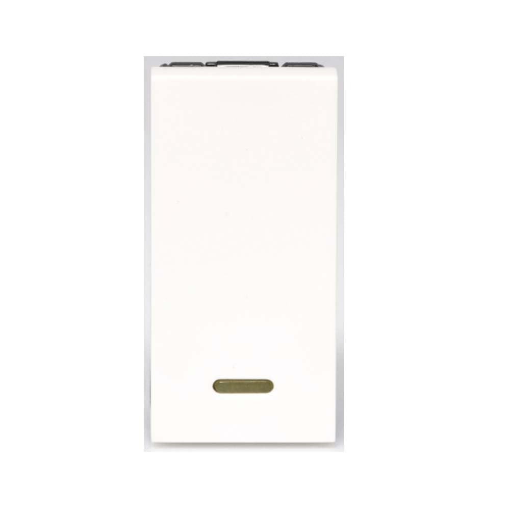 Encontraproduto.com.br - Módulo 1 Interruptor Simples 16A 250V Branco Arteor Com Indicador Pial Legrand