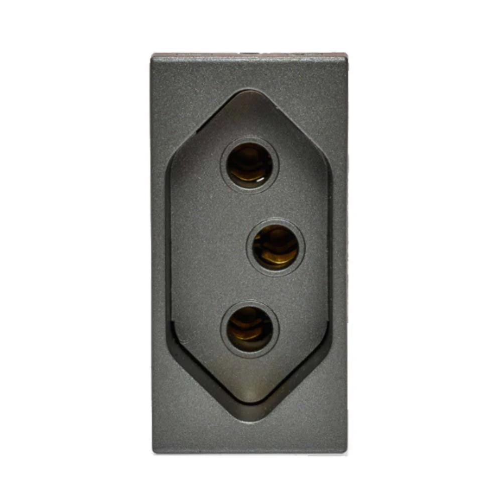 Encontraproduto.com.br - Módulo Tomada Arteor 2p+T 20a Magnésio - 592632 - Pial