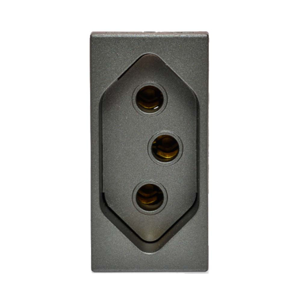 Encontraproduto.com.br - Módulo Tomada Arteor 2p+T 20a Magnésio - 592632 - Pial