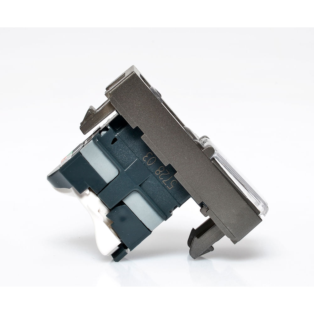 Encontraproduto.com.br - Módulo Tomada Informática Rj45 Cat5E Magnésio 1 Módulo Arteor Pial Legrand