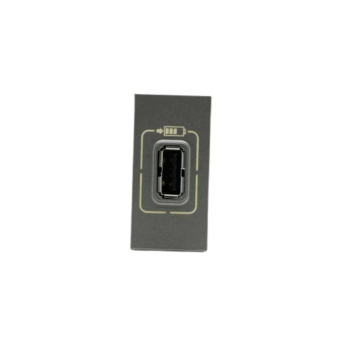 Tomada USB Legrand Pial Plus Arteor 1 Seção Magnesio