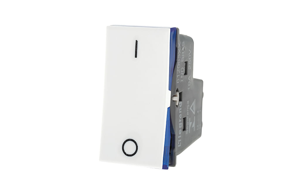 Encontraproduto.com.br - Módulo Interruptor Plus+ Bipolar Simples 10a Branca Legrand