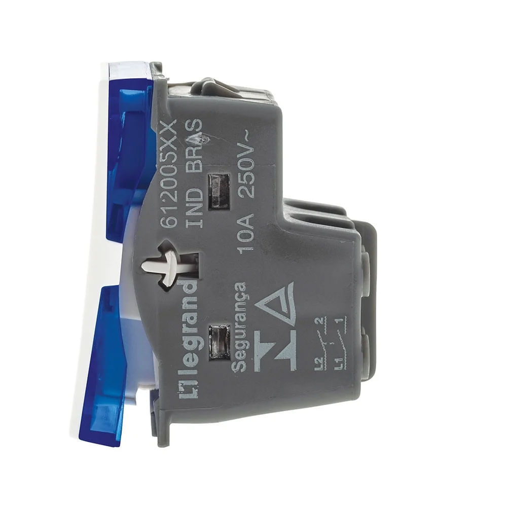 Encontraproduto.com.br - Módulo Interruptor Plus+ Bipolar Simples 10a Branca Legrand