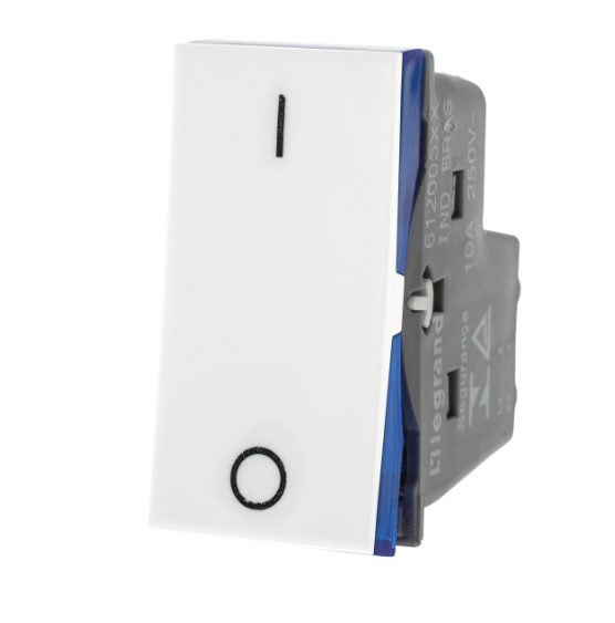 Encontraproduto.com.br - Módulo Interruptor Plus+ Bipolar Simples 10a Branca Legrand