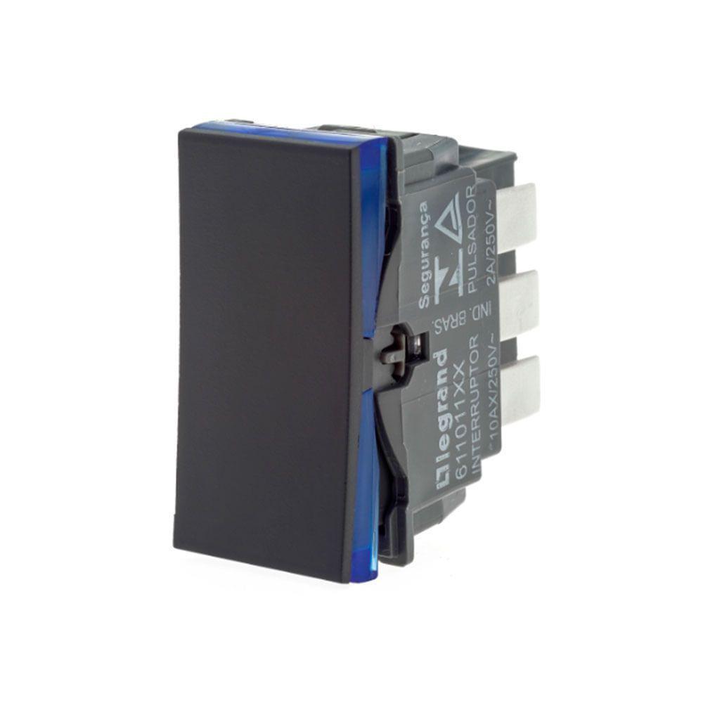 Encontraproduto.com.br - Módulo Interruptor Paralelo 10a Preto Borne Pial Plus +