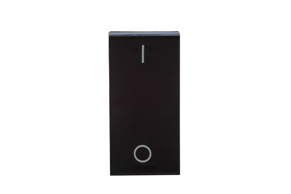 Encontraproduto.com.br - Módulo Interruptor Plus+ Bipolar Simples 10a Preto Legrand