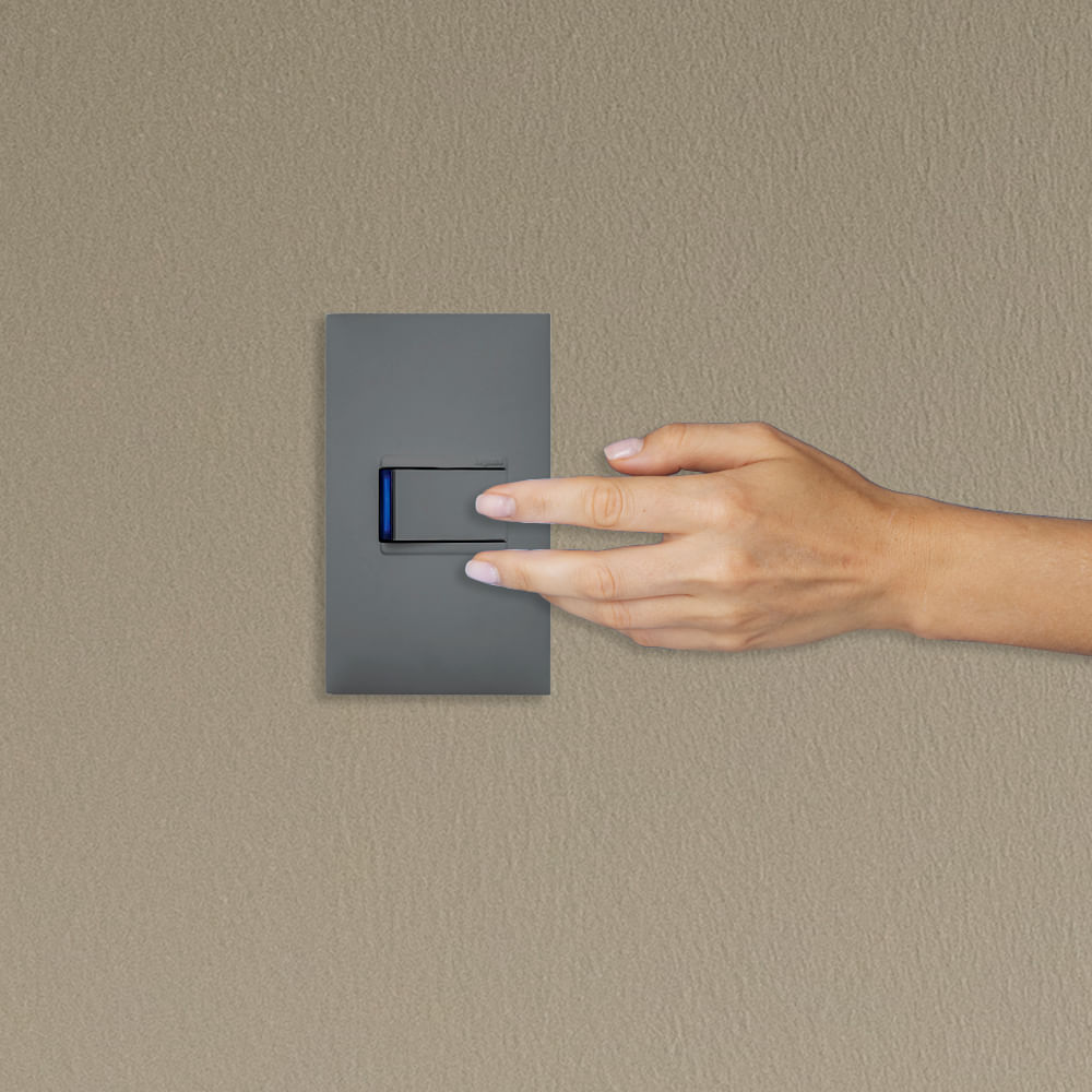Encontraproduto.com.br - Módulo Interruptor Simples Paralelo Cinza Pial Plus+ Legrand