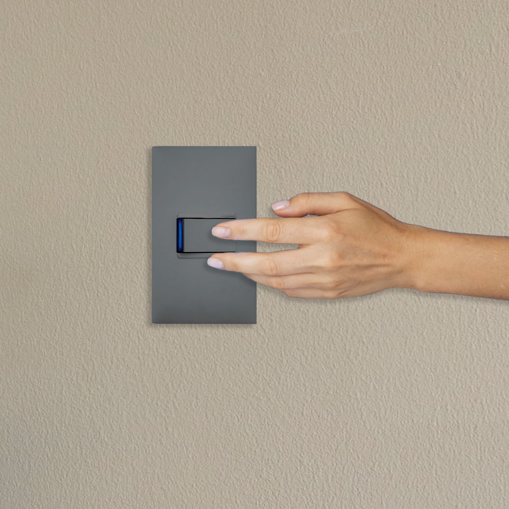Encontraproduto.com.br - Módulo Interruptor Intermediário 10a Cinza Pial Pluz +
