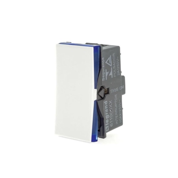 Encontraproduto.com.br - Módulo Pulsador Minuteria Branco Plus+ Borne Parafuso Pial