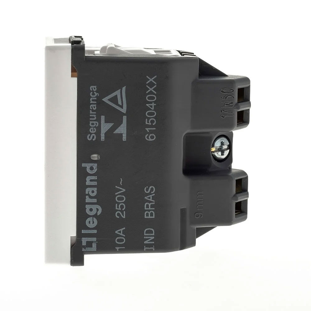 Encontraproduto.com.br - Módulo Tomada Borne 2p+T 10a Branco Pp+