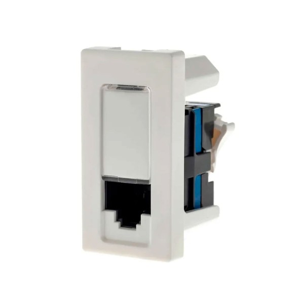 Encontraproduto.com.br - Módulo Rj45 Cat6 Branco Pial Plus +
