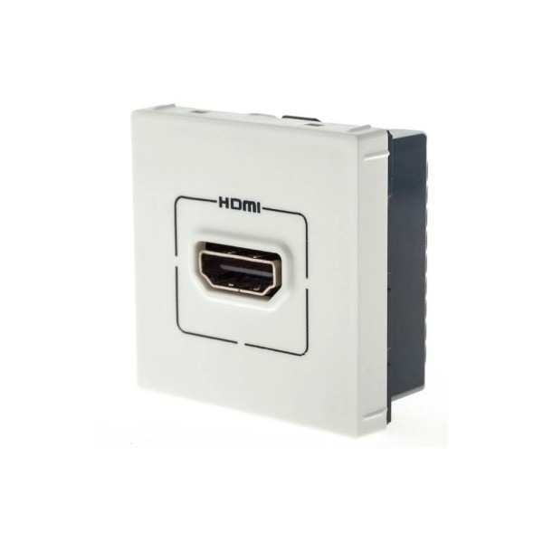 Módulo Tomada Áudio E Vídeo Hdmi Branco Pial Plus+